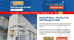 Desktop Screenshot of hullselfstorage.com