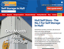 Tablet Screenshot of hullselfstorage.com